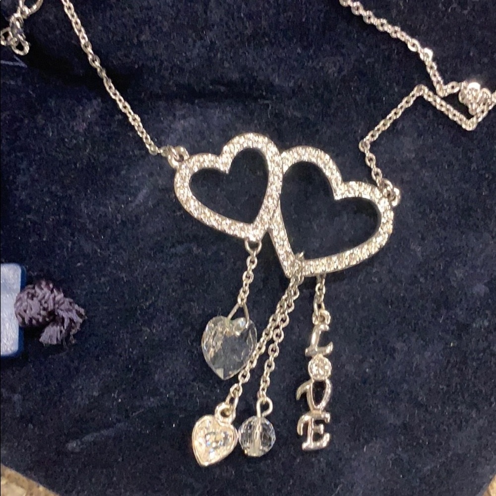 Swarovski love necklace